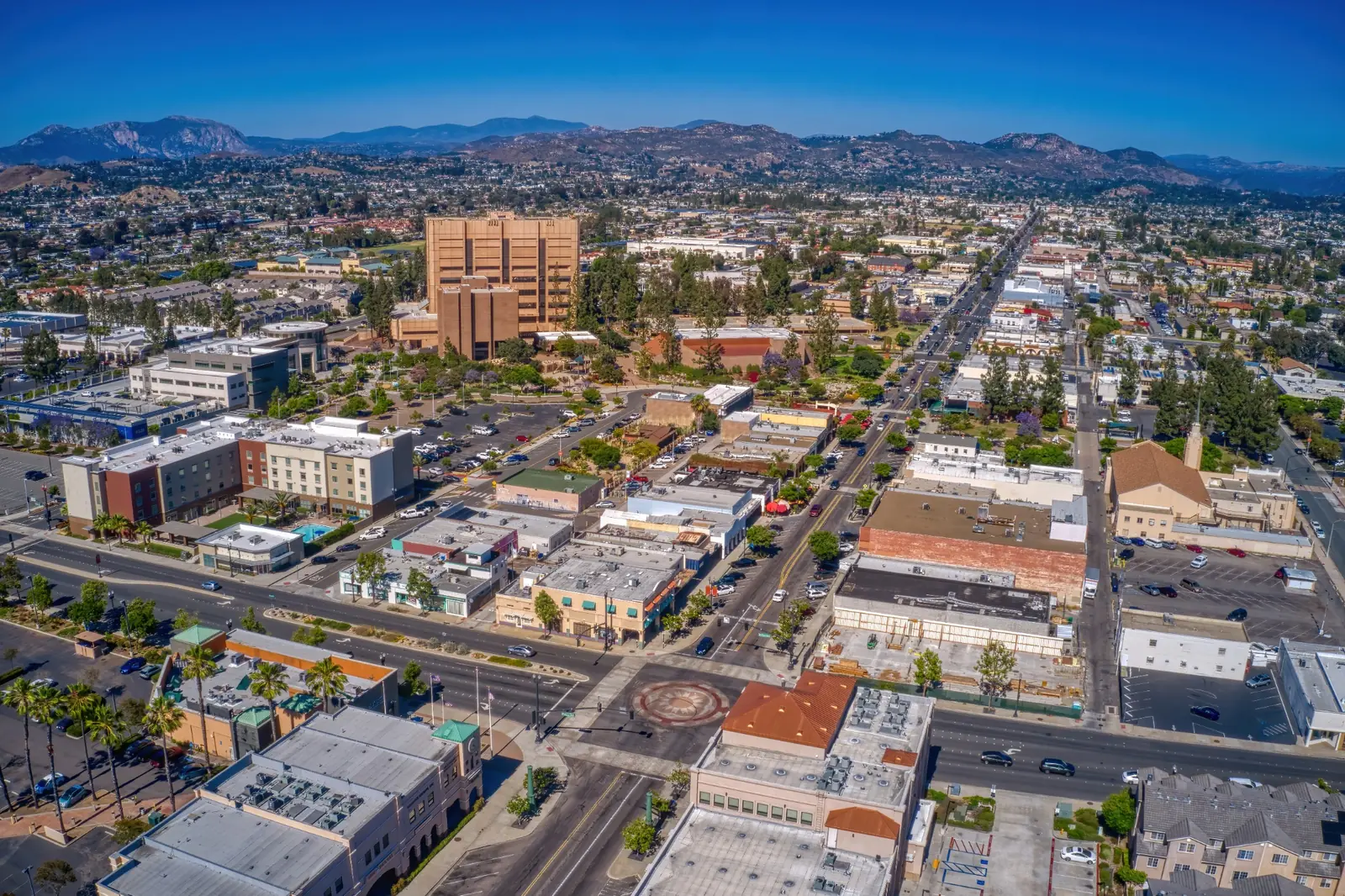 Residential neighborhood in Southern California